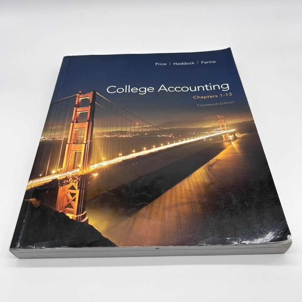 College Accounting Chapters 1-13 14th Edition Price Haddock Farina Textbook - Picture 6 of 6